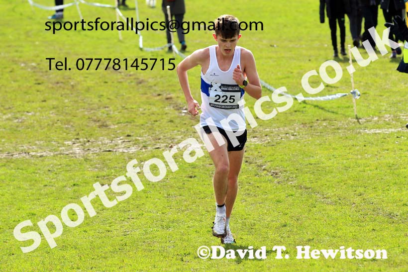 Mens Under-20s 2022 CAU Inter Counties Cross Country, Prestwold Hall, Loughborough.  Photo: David T. Hewitson/Sports for All Pics